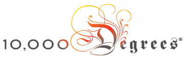 10,000 Degrees Logo