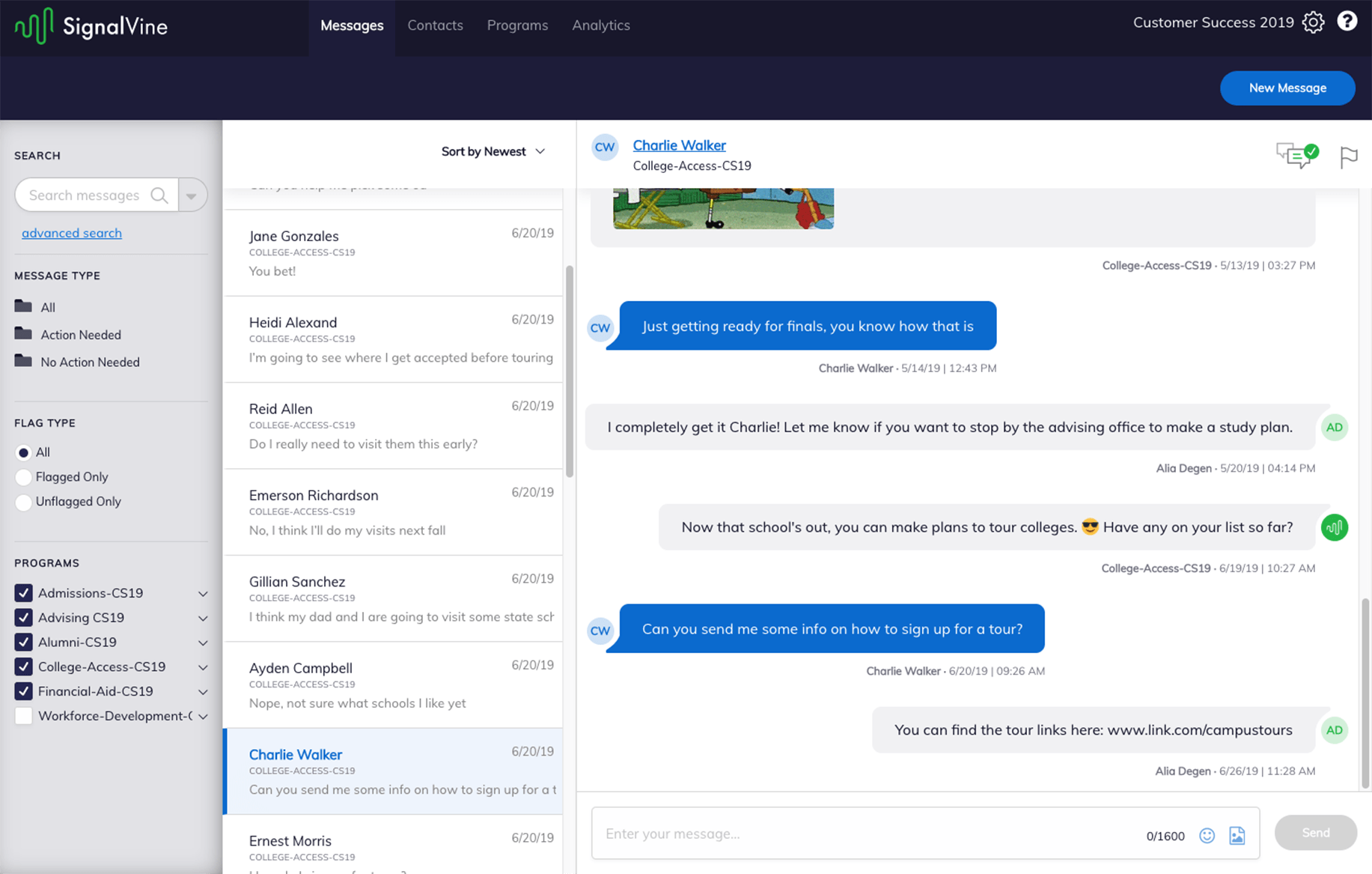Create personalized messages
