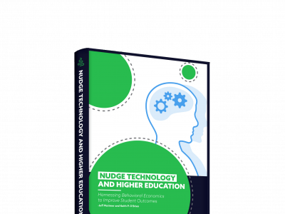 How is nudge technology being used in higher education?
